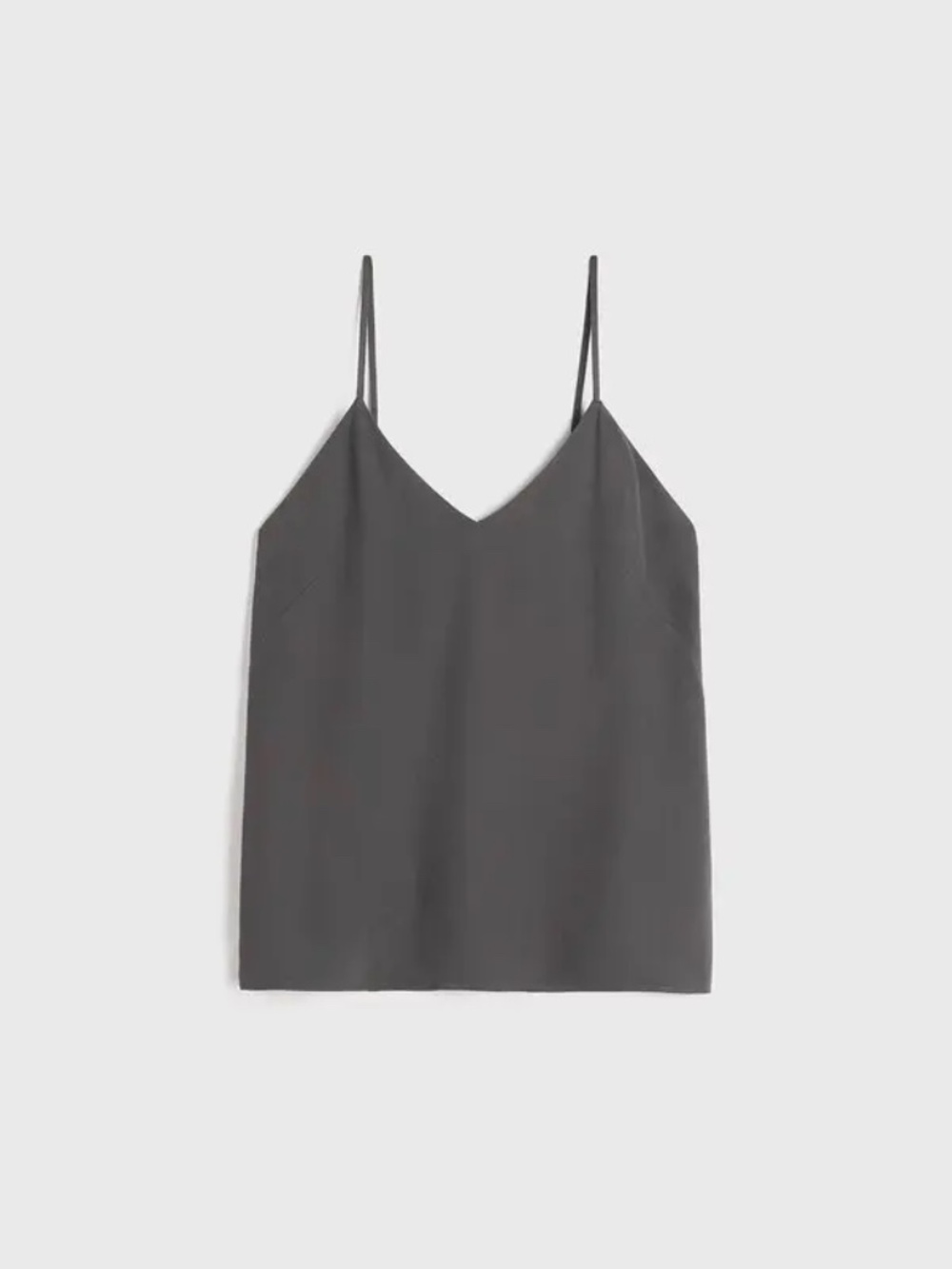 Toteme Crepe Back Satin Cami Top, Green, EU 38